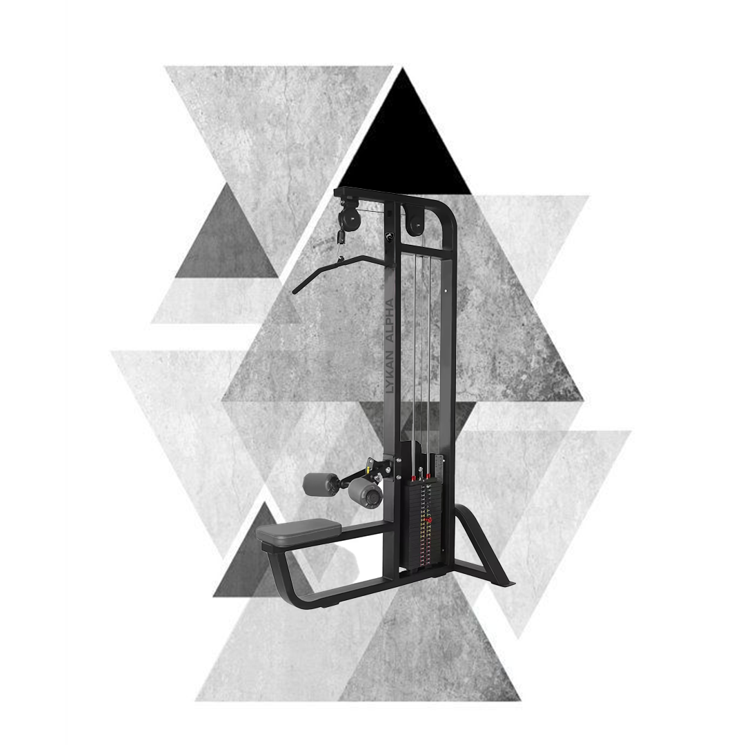 LAT PULL DOWN - SINGLE PULLEY - NEW - THE LYKAN FITNESS
