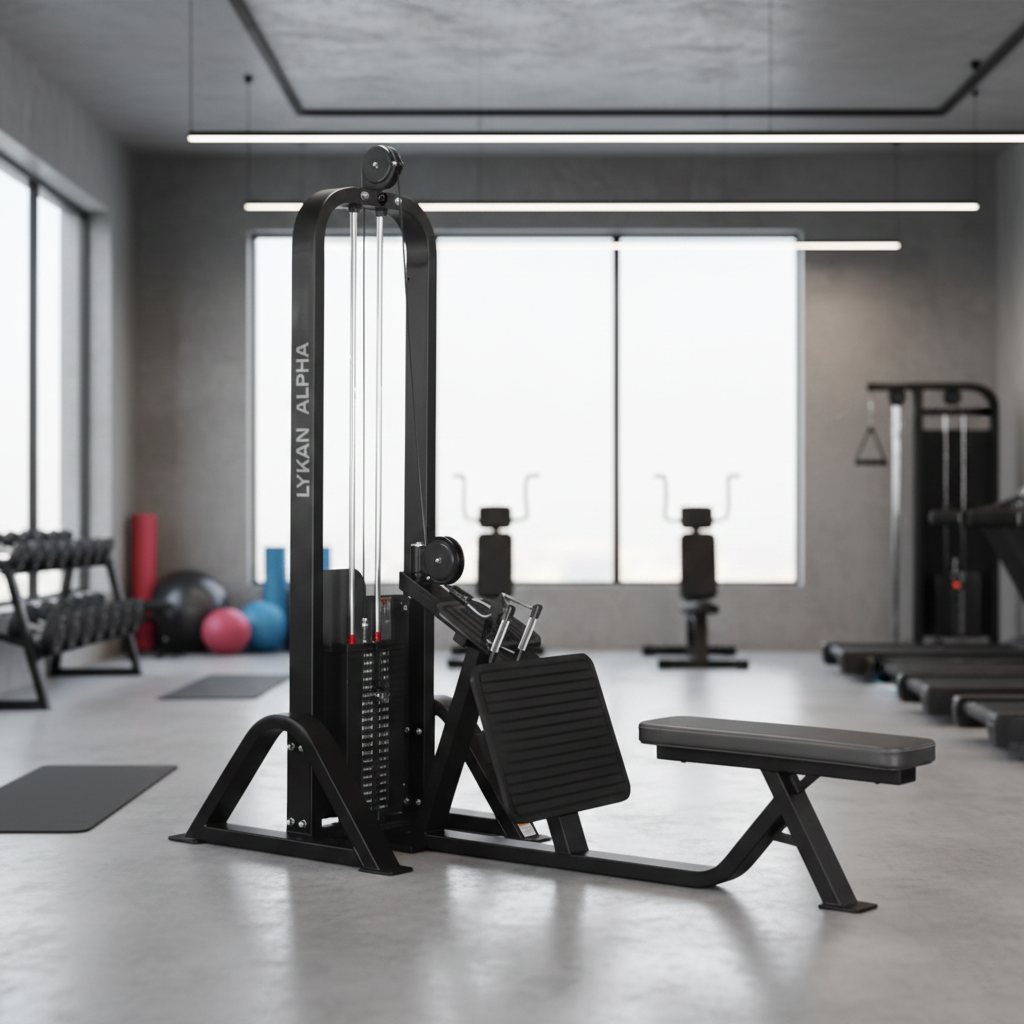 LONG PULL ROW – SINGLE PULLEY Commercial Back Machine by The Lykan Fitness, India