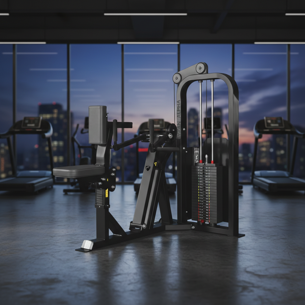 VERTICAL ROW – Commercial Back Strength Machine by The Lykan Fitness, India